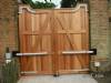 Wooden gates