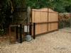 Wooden gates
