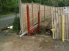 Wooden gates