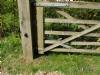 Wooden gates