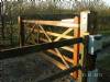 Wooden gates