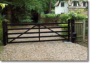 5 Bar Metal Driveway Gates